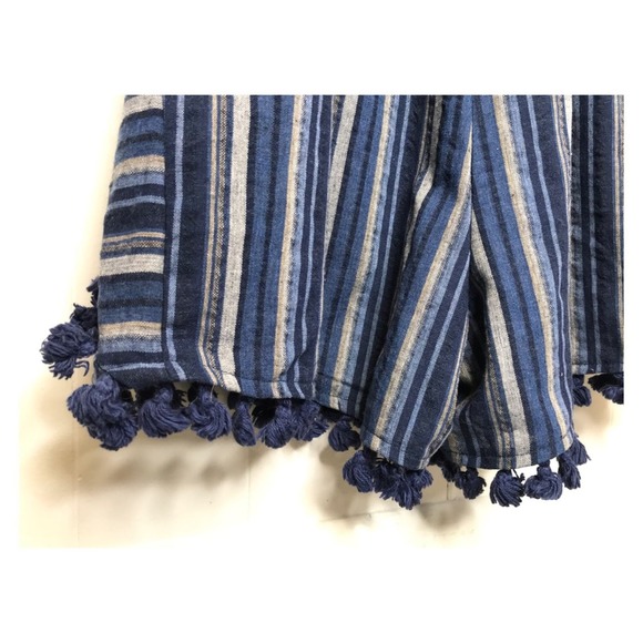 Andree | Bohemian Pom Fringe Embroidered Romper - Picture 6 of 11